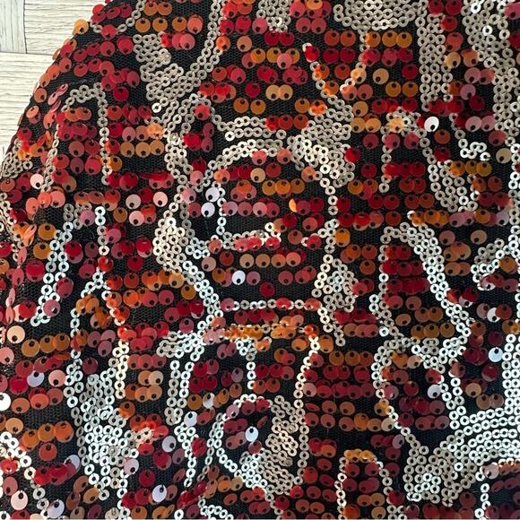 Ashley Stewart sequin bomber jacket, colorful fun evening party plus size - Picture 3 of 8